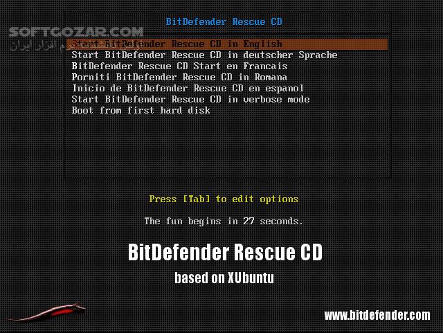 BitDefender Rescue CD 2019 06 03 تصاویر نرم افزار  - سافت گذر