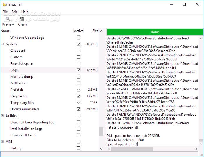 دانلود BleachBit 5.0.0.2936 - دانلود پاکسازی ویندوز - سافت گذر