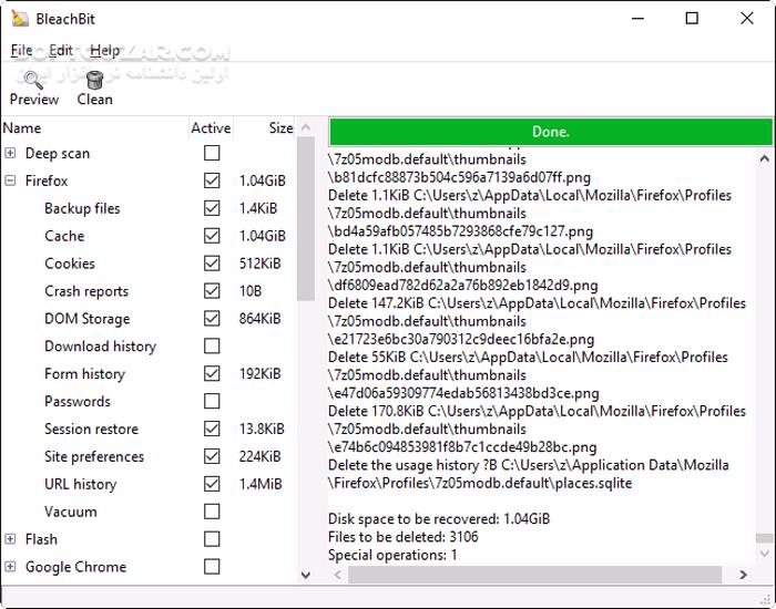 دانلود BleachBit 5.0.0.2936 - دانلود پاکسازی ویندوز - سافت گذر