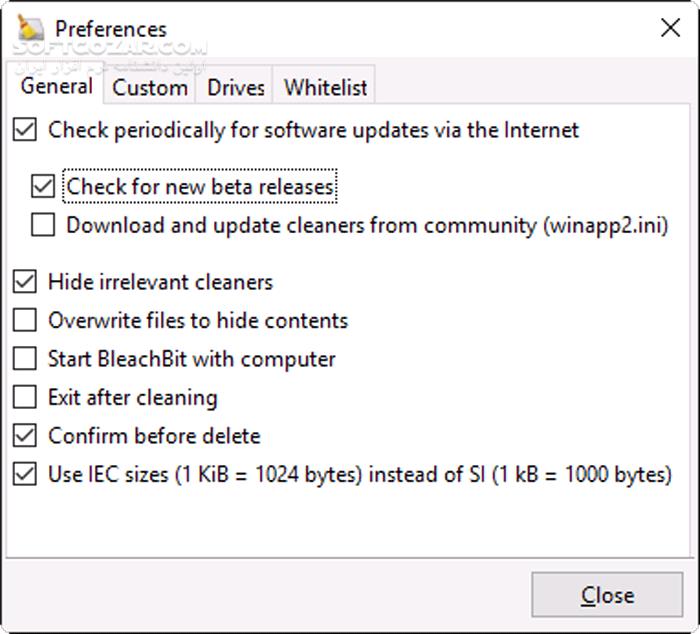 دانلود BleachBit 5.0.0.2936 - دانلود پاکسازی ویندوز - سافت گذر