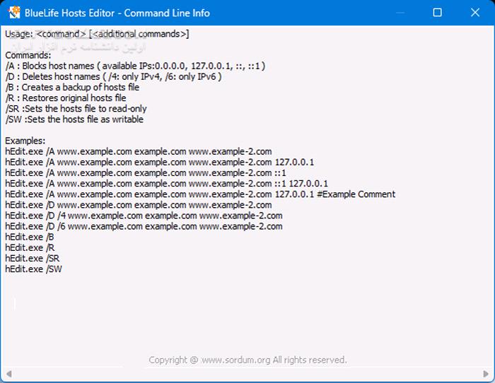 دانلود BlueLife Hosts Editor 1.6 - دانلود ویرایش فایل HOSTS - سافت گذر
