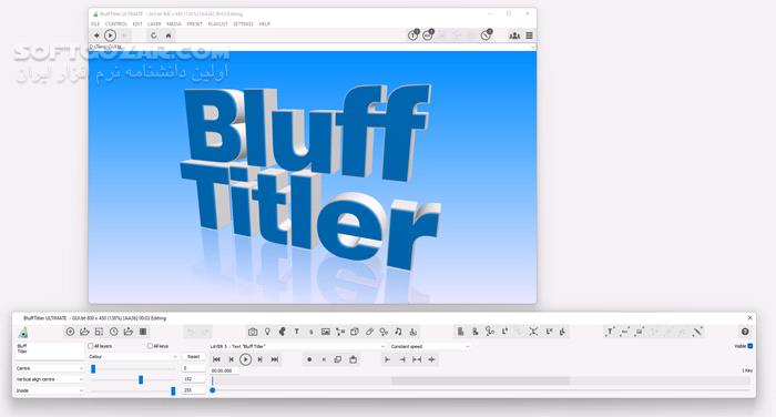 دانلود BluffTitler 16.6.0.8 (x64) - دانلود ساخت نوشته‌ها و عناوین زیبای سه‌بعدی و متحرک - سافت گذر