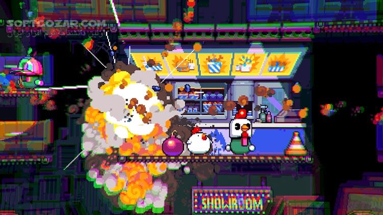 دانلود Bomb Chicken - دانلود بازی اکشن کم حجم برای کامپیوتر - سافت گذر
