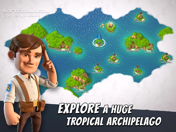 دانلود Boom Beach 45.542 for Android +4.0 - دانلود بوم بیچ برای اندروید - سافت گذر