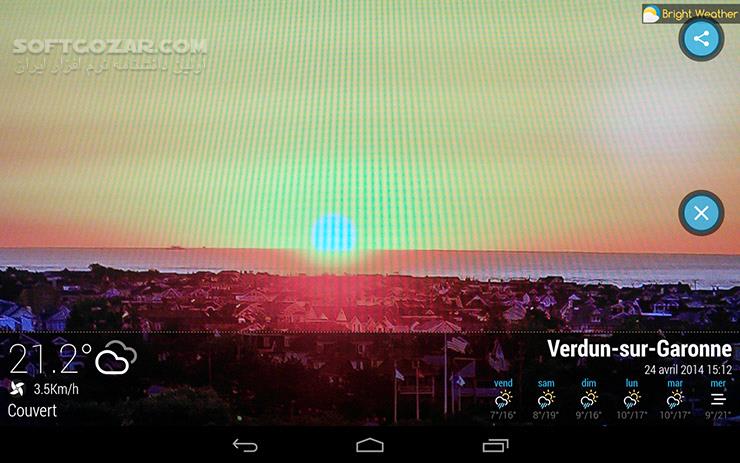 دانلود Bright Weather Premium 1.4.1 for Android +4.0 - دانلود آب و هوا برای اندروید - سافت گذر