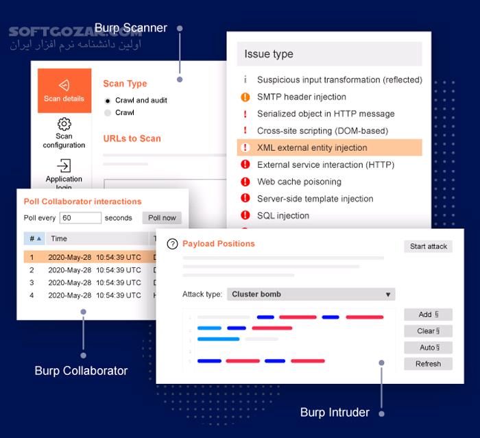 دانلود Burp Suite Professional 2024.1.1.4 - دانلود بررسی امنیت شبکه - سافت گذر
