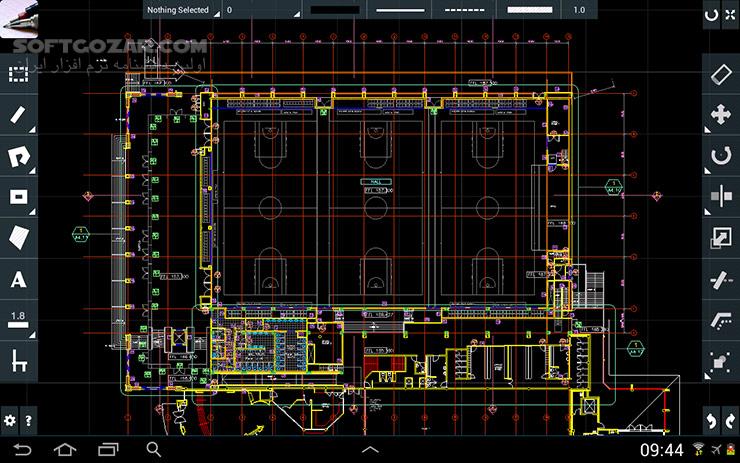 دانلود CAD Touch Pro 5.0.9 for Android +4.3 - دانلود اتوکد موبایل برای اندروید - سافت گذر