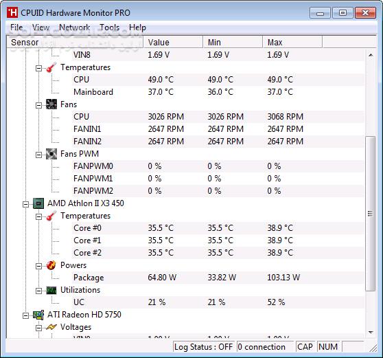 دانلود CPUID HWMonitor Pro 1.53 + Portable - دانلود مانیتورینگ وضعیت سخت افزار - سافت گذر
