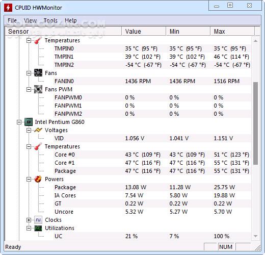 دانلود CPUID HWMonitor Pro 1.53 + Portable - دانلود مانیتورینگ وضعیت سخت افزار - سافت گذر