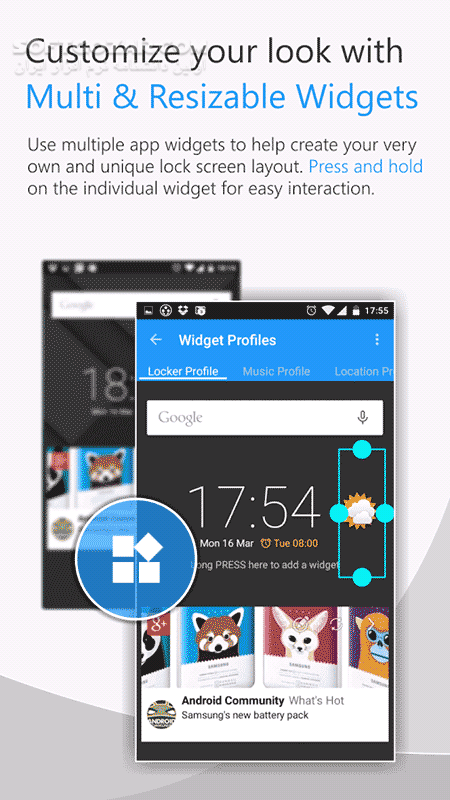 دانلود C Locker Pro 8.3.6.8 for Android +4.1 - دانلود قفل صفحه نمایش سی لوکر برای اندروید - سافت گذر