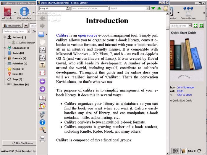 Calibre 6 27 0 Win Mac Linux Portable تصاویر نرم افزار  - سافت گذر
