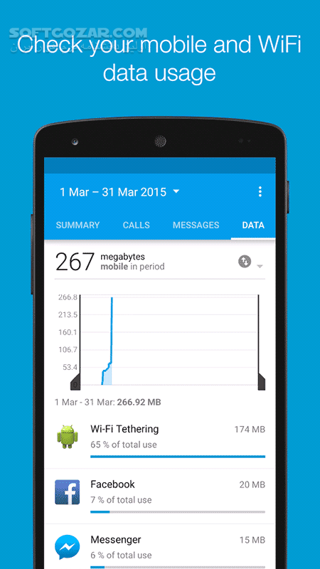 دانلود Callistics 2.7.1 Premium for Android +2.3 - دانلود گزارش تماس، پیام، دیتا برای اندروید - سافت گذر