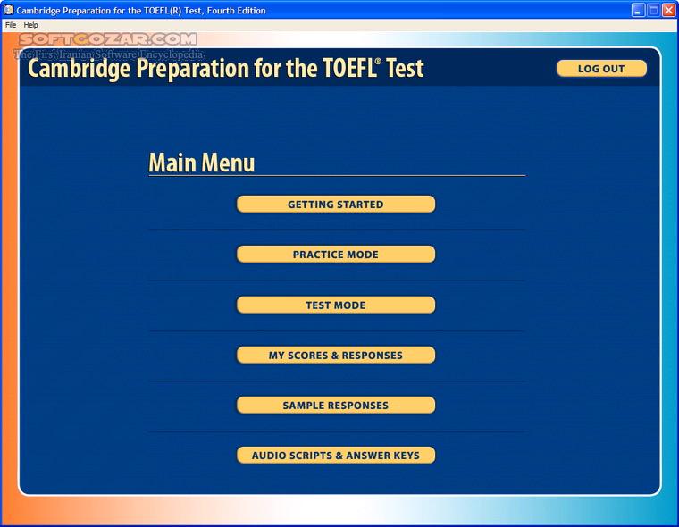 Cambridge Preparation For The TOEFL Test 4th Edition تصاویر نرم افزار  - سافت گذر