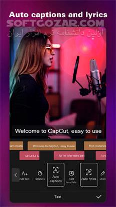 دانلود CapCut Video Editor 13.9.0 For Android +9.0 - دانلود کپ کات برای اندروید - سافت گذر