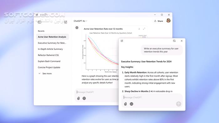 دانلود ChatGPT Desktop v1.1.0 - دانلود چت‌جی‌پی‌تی برای ویندوز - سافت گذر