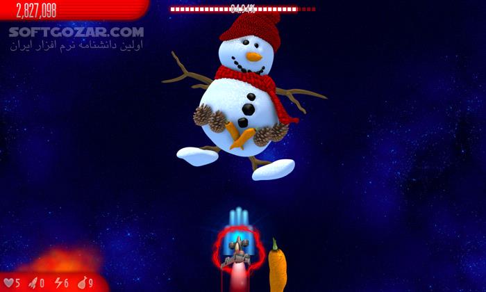 دانلود Chicken Invaders 5 Christmas Edition v5.05 - دانلود بازی مرغ های مهاجم - سافت گذر