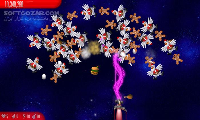 دانلود Chicken Invaders 5 Christmas Edition v5.05 - دانلود بازی مرغ های مهاجم - سافت گذر