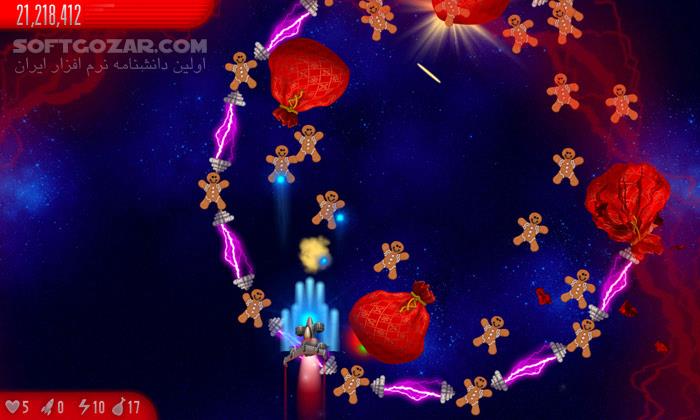 دانلود Chicken Invaders 5 Christmas Edition v5.05 - دانلود بازی مرغ های مهاجم - سافت گذر