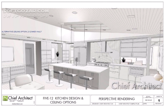 دانلود Chief Architect Premier / Interiors X13 v23.2.0.5 / macOS - دانلود طراحی دو و سه بعدی داخل و خارج ساختمان - سافت گذر