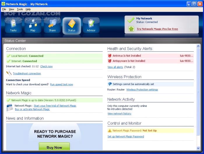 دانلود Cisco Network Magic Pro 5.5.9195 - دانلود رفع عیب و مانیتورینگ شبکه Cisco - سافت گذر