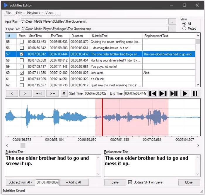 دانلود Clean Media Player 2025.7.11.1 - دانلود حذف خودکار الفاظ رکیک و محتوای نامناسب از ویدئوها - سافت گذر