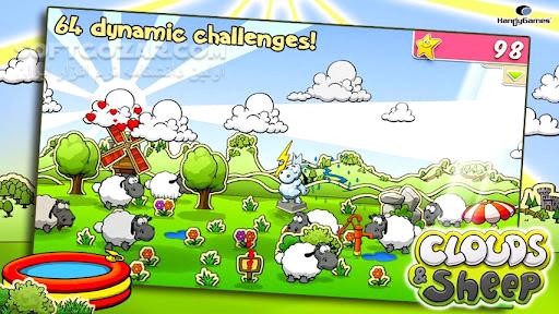 دانلود Clouds & Sheep 1 v1.10.3 / 2 v1.4.4 for Android +2.3 - دانلود ابرها و گوسفندان نسخه 1 و 2 برای اندروید - سافت گذر