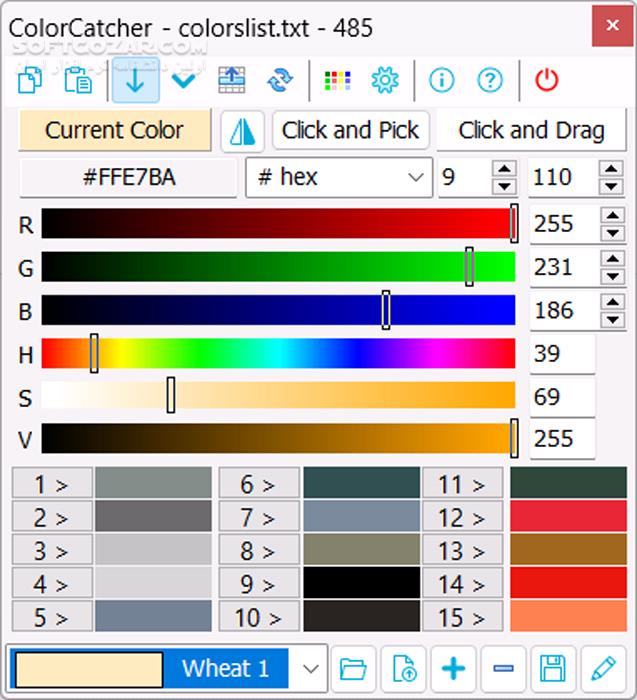 دانلود ColorCatcher 3.4 - دانلود تشخیص رنگ - سافت گذر