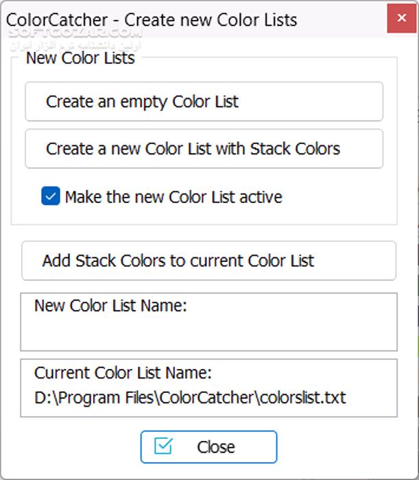 دانلود ColorCatcher 3.4 - دانلود تشخیص رنگ - سافت گذر