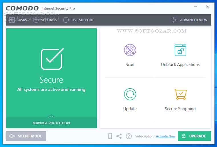 دانلود Comodo Internet Security Premium 12.2.2.8012 + Offline Update - دانلود آنتی ویروس کومودو - سافت گذر