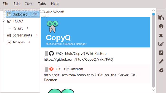 دانلود CopyQ 10.0.0 - دانلود مدیریت کلیپ بورد - سافت گذر