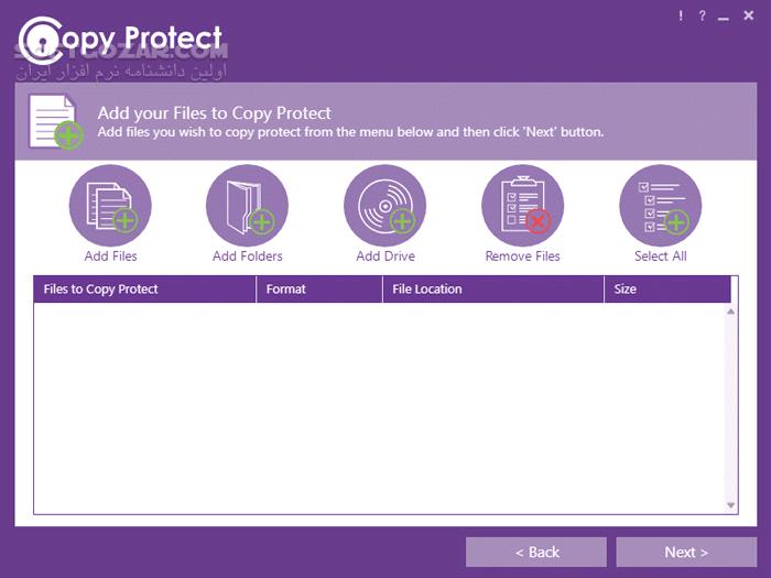 دانلود Copy Protect 3.0.1 - دانلود غیرقابل کپی کردن فایل‌ها - سافت گذر