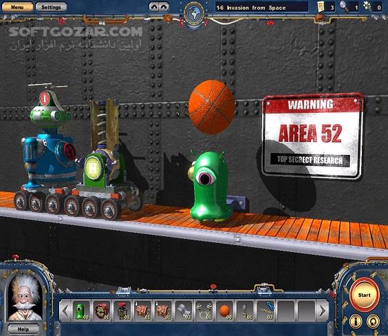 دانلود Crazy Machines 2 Invaders From Space Bundle Edition - دانلود بازی ماشین‌های دیوانه 2 - نسخه ارتقا یافته "مهاجمان فضا" - سافت گذر