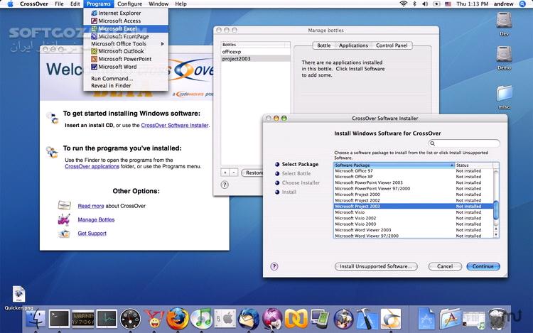 دانلود CrossOver 21.2.0 macOS / 19.0.1 / 18.5 / Linux 13.1.3 - دانلود اجرای برنامه های ویندوز در مک و لینوکس - سافت گذر