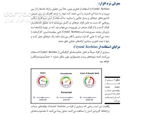 دانلود ایجاد داشبورد مدیریتی Crystal Xcelsuis - دانلود کتاب داشبورد سازی با کریستال - سافت گذر