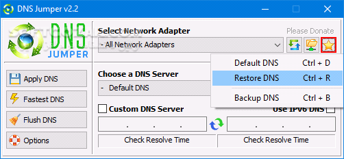 دانلود DNS Jumper 2.3 Final - دانلود دی ان اس جامپر - سافت گذر