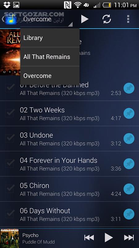 دانلود DSub 5.3.5 for Android +4.0 - دانلود موزیک پلیر آنلاین برای اندروید - سافت گذر