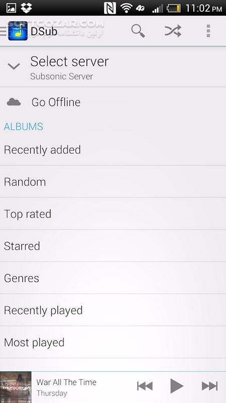 دانلود DSub 5.3.5 for Android +4.0 - دانلود موزیک پلیر آنلاین برای اندروید - سافت گذر