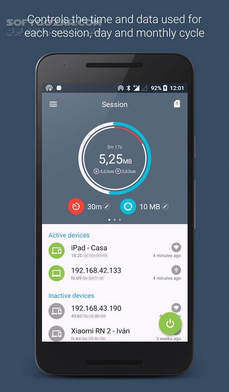 دانلود Data Sharing – Tethering PRO 2.2.4 For Android +4.1 - دانلود مدیریت هات اسپات برای اندروید - سافت گذر
