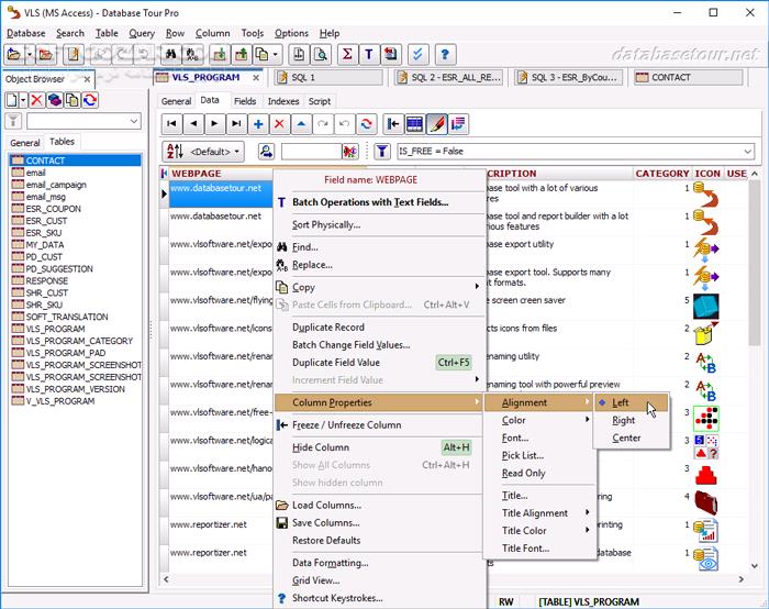 دانلود Database Tour Pro 11.2.9.443 - دانلود مدیریت پایگاه داده - سافت گذر