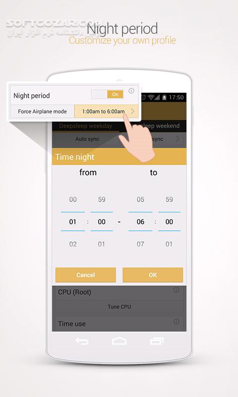 دانلود Deep Sleep Battery Saver Pro 5.1 for Android +2.3 - دانلود مدیریت مصرف انرژی برای اندروید - سافت گذر