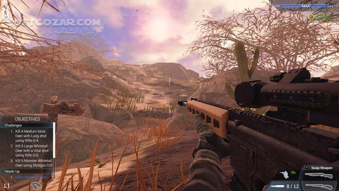 دانلود Deer Hunter Reloaded - دانلود بازی شکار حیوانات - سافت گذر