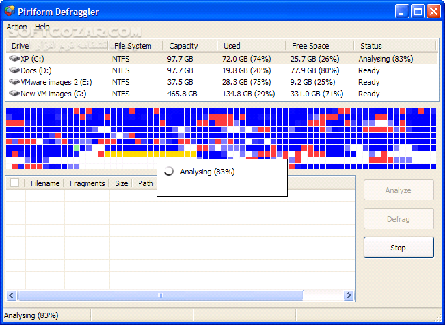 دانلود Defraggler Professional 2.22.995 - دانلود مدیریت و مرتب سازی هارد دیسک - سافت گذر