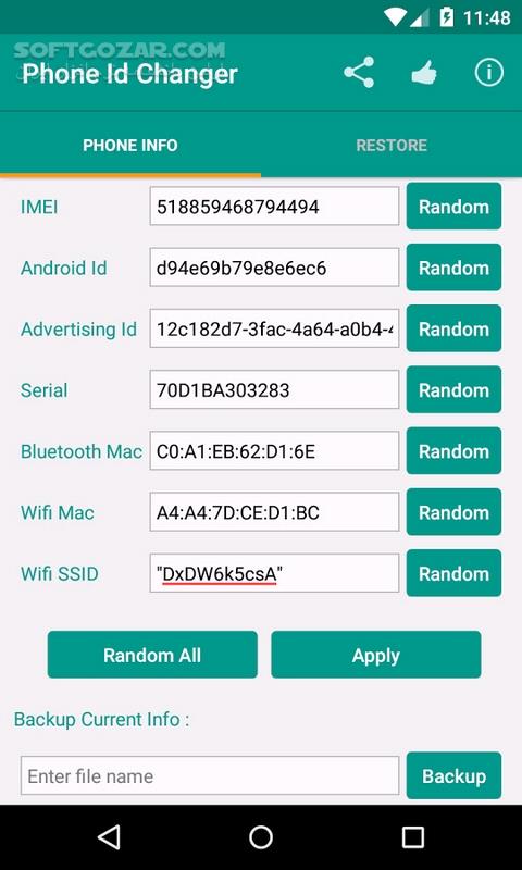 دانلود Device ID Changer Pro 4.1 for Android +4.3 - دانلود تغییر آی دی برای اندروید - سافت گذر