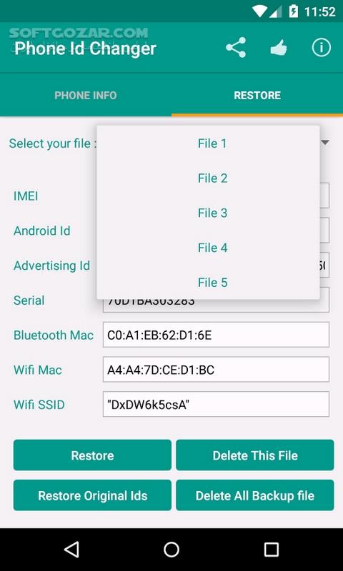 دانلود Device ID Changer Pro 4.1 for Android +4.3 - دانلود تغییر آی دی برای اندروید - سافت گذر