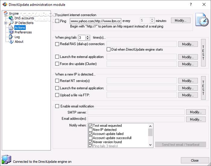 دانلود DirectUpdate 4.8.1 Build 7 - دانلود به‌روزرسانی خودکار دی‌ان‌اس در زمان تغییر آی‌پی - سافت گذر