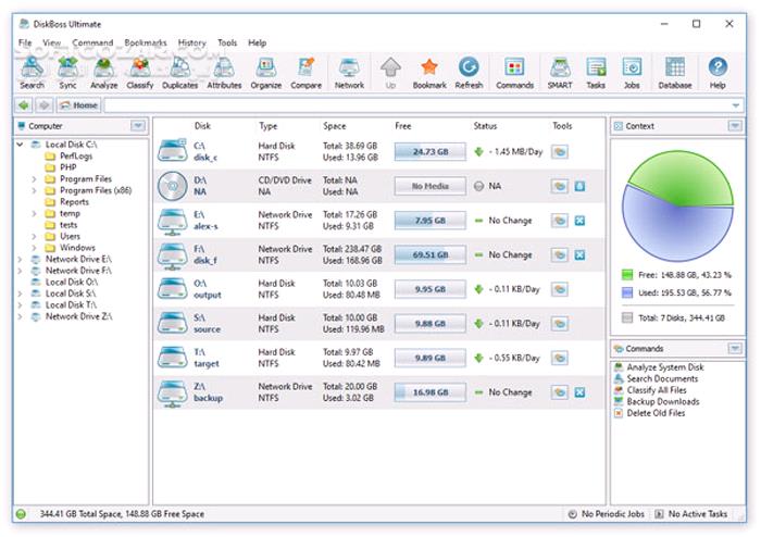 دانلود DiskBoss Enterprise 15.5.12 - دانلود مدیریت فضای دیسک - سافت گذر