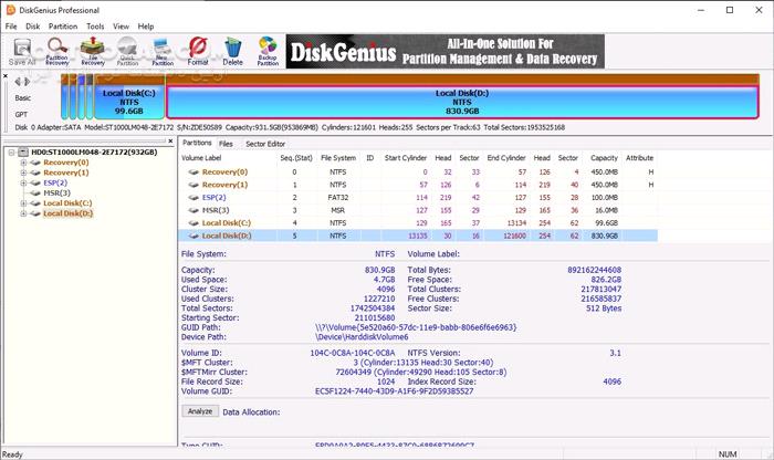 دانلود DiskGenius Professional 5.6.1.1580 - دانلود بازیابی اطلاعات - سافت گذر