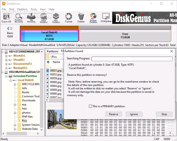 دانلود DiskGenius Professional 5.6.1.1580 - دانلود بازیابی اطلاعات - سافت گذر