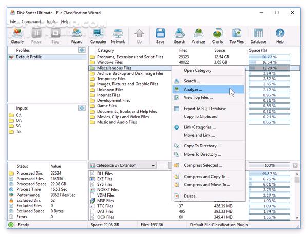 دانلود Disk Sorter Pro + Ultimate + Enterprise 15.7.14 - دانلود دسته بندی فایل‌های موجود در هارد - سافت گذر