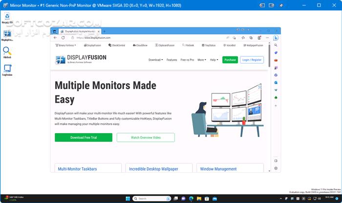 دانلود DisplayFusion Pro 12.0 - دانلود مدیریت چند مانیتور در ویندوز - سافت گذر